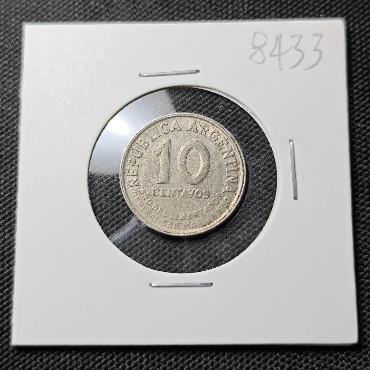 KK钱币收藏小铺  第384期  2月预留时间 周末发货  阿根廷10分纪念币