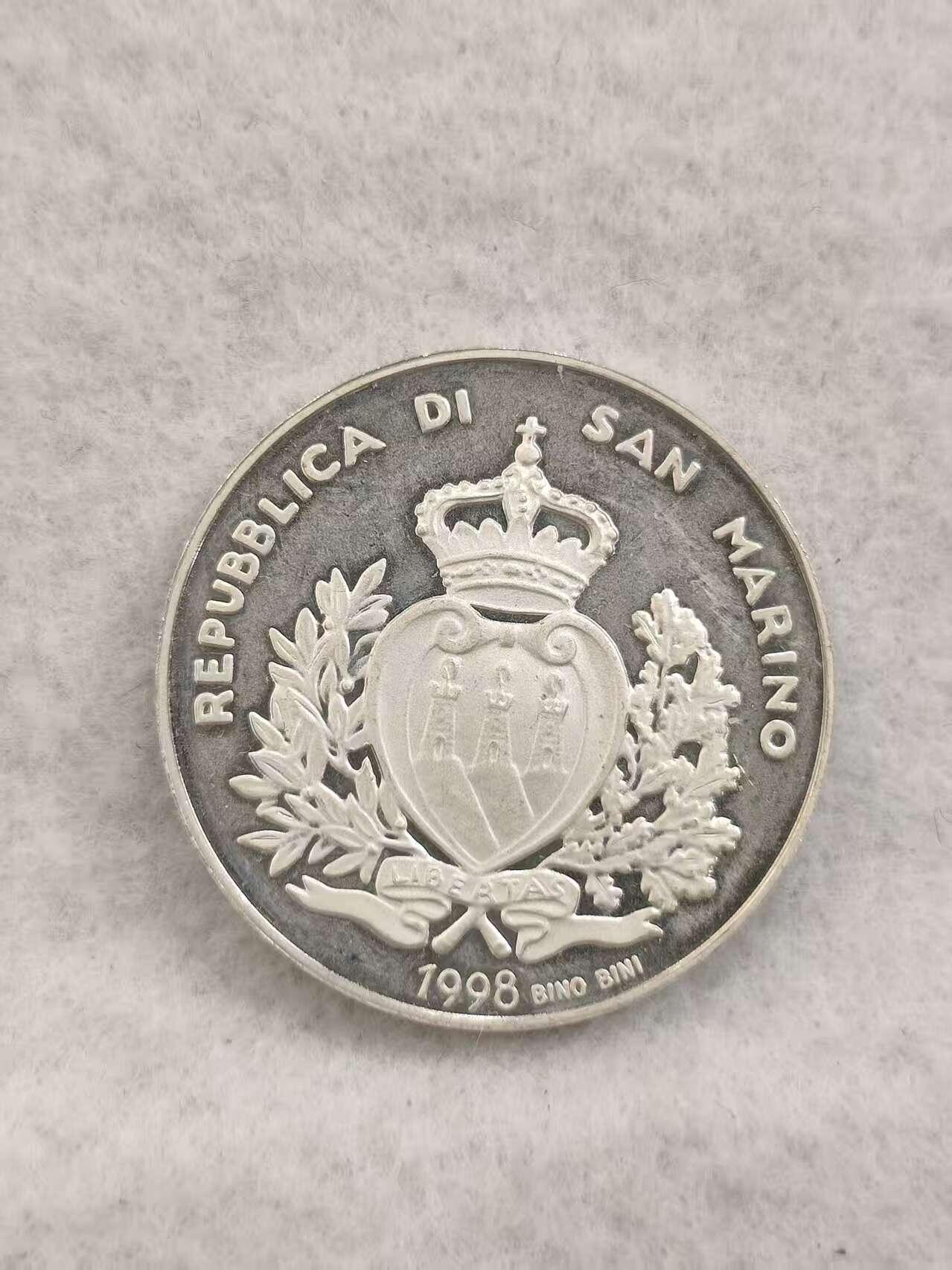 G&W世界散币，银币处理专场（第41场） 圣马力诺1988年5000里拉 银币