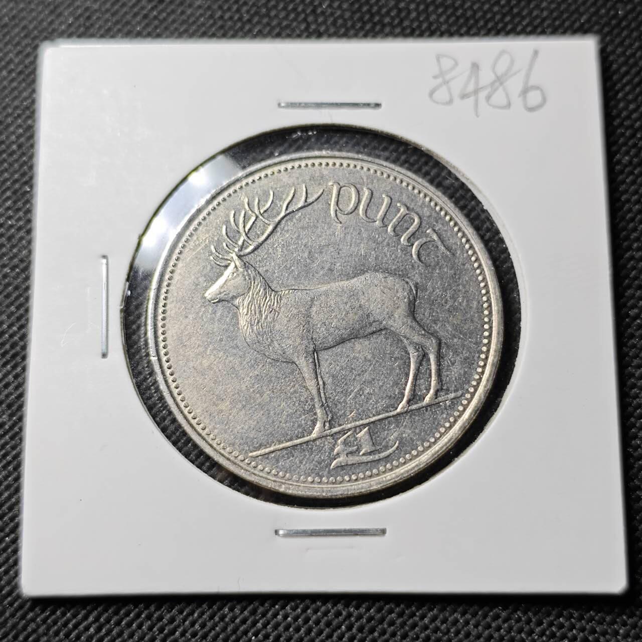 KK钱币收藏小铺  第384期  2月预留时间 周末发货  爱尔兰1镑