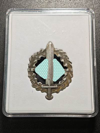 【德藏】世界币章拍卖第160期 - 德国铜级冲锋队体能奖章 带厂标 直径约：47mm×59.2mm；重约：17.3g（原图请联系客服）