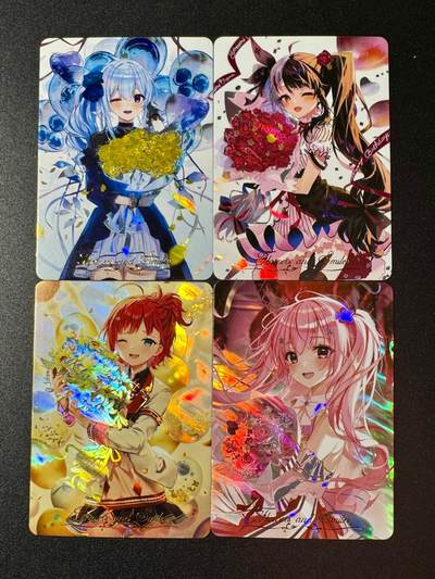 NO.20 好又多金牌大场，新年马到成功！新店点关注不迷路！每周一站式配齐，方便凑单！（周6晚8点截拍，卖家送拍0抽成！） - 京珞卡牌 四色美少女 4张 彩闪