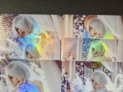 NO.20.5 好又多妹卡大赏，祝你新年旺桃花~只能从此链接进的专场！新店点关注不迷路~每周一站式配齐，方便凑单！（周5晚9点截拍，卖家送拍免费！） - 冰狗卡牌 cos卡 尤尔哈2Bcos 1套6张 折光彩闪