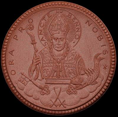 修遠堂世界钱币第一百期 - 1921年德国紧急时期-迈森主教区重建纪念陶瓷应急货币 51.00mm，21.33g，完全未使用