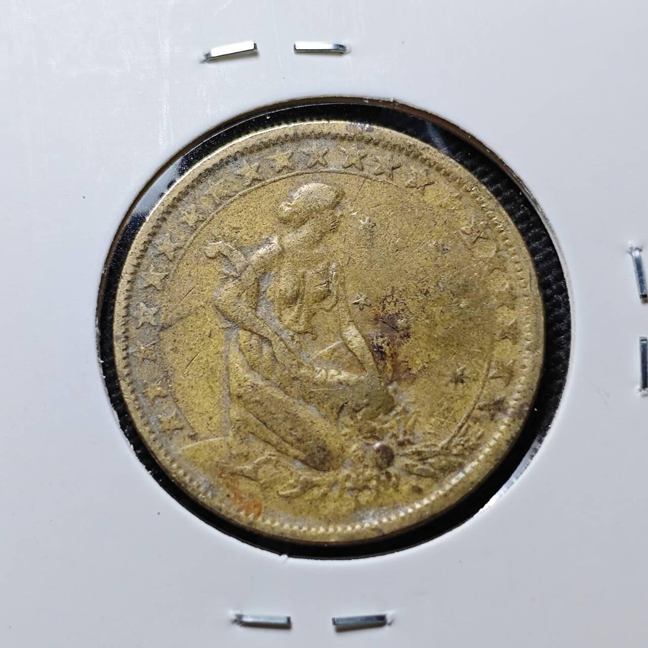 KK钱币收藏小铺  第384期  2月预留时间 周末发货  1924巴西1000瑞斯铜币