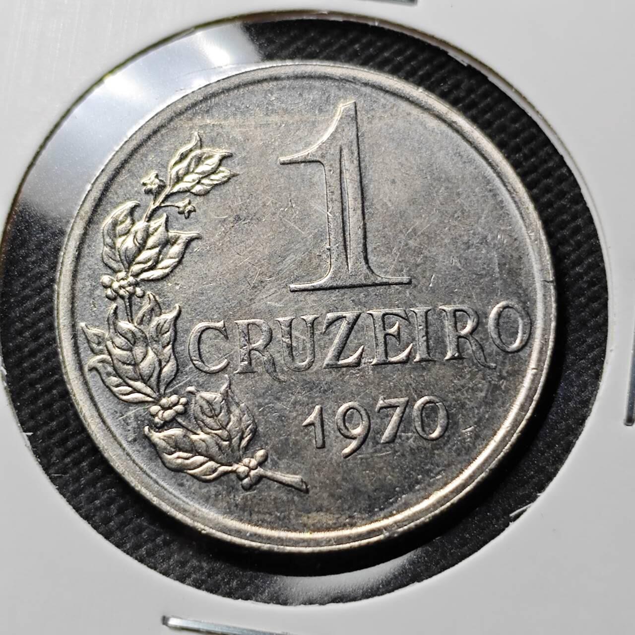 KK钱币收藏小铺  第384期  2月预留时间 周末发货  巴西1克鲁塞罗 巴西女神