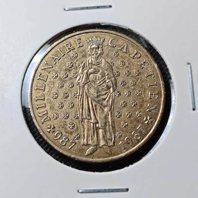 KK钱币收藏小铺  第384期  2月预留时间 周末发货 - 法国10法郎纪念币 