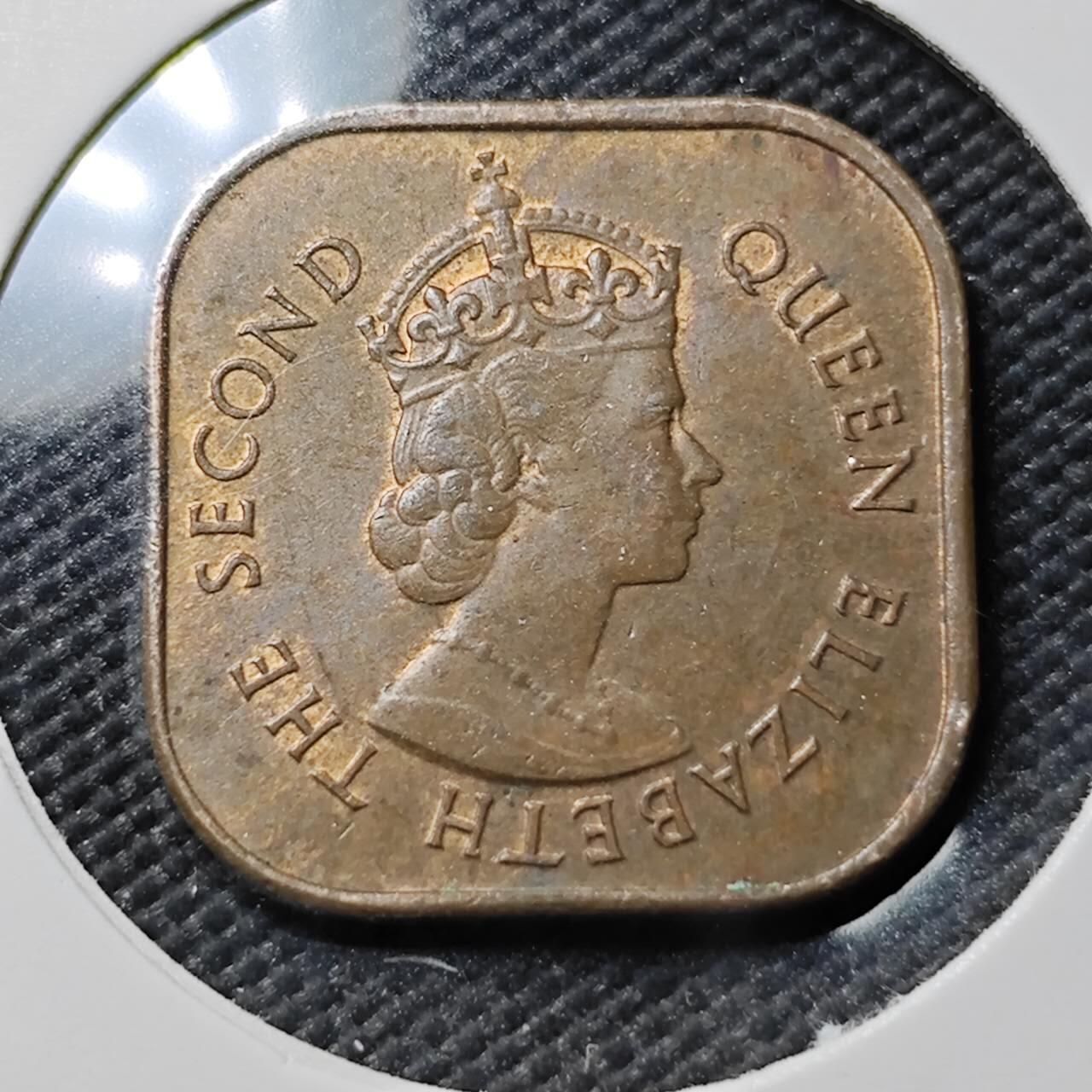 KK钱币收藏小铺  第383期  2月预留时间 周末发货  1958马来亚1分铜币