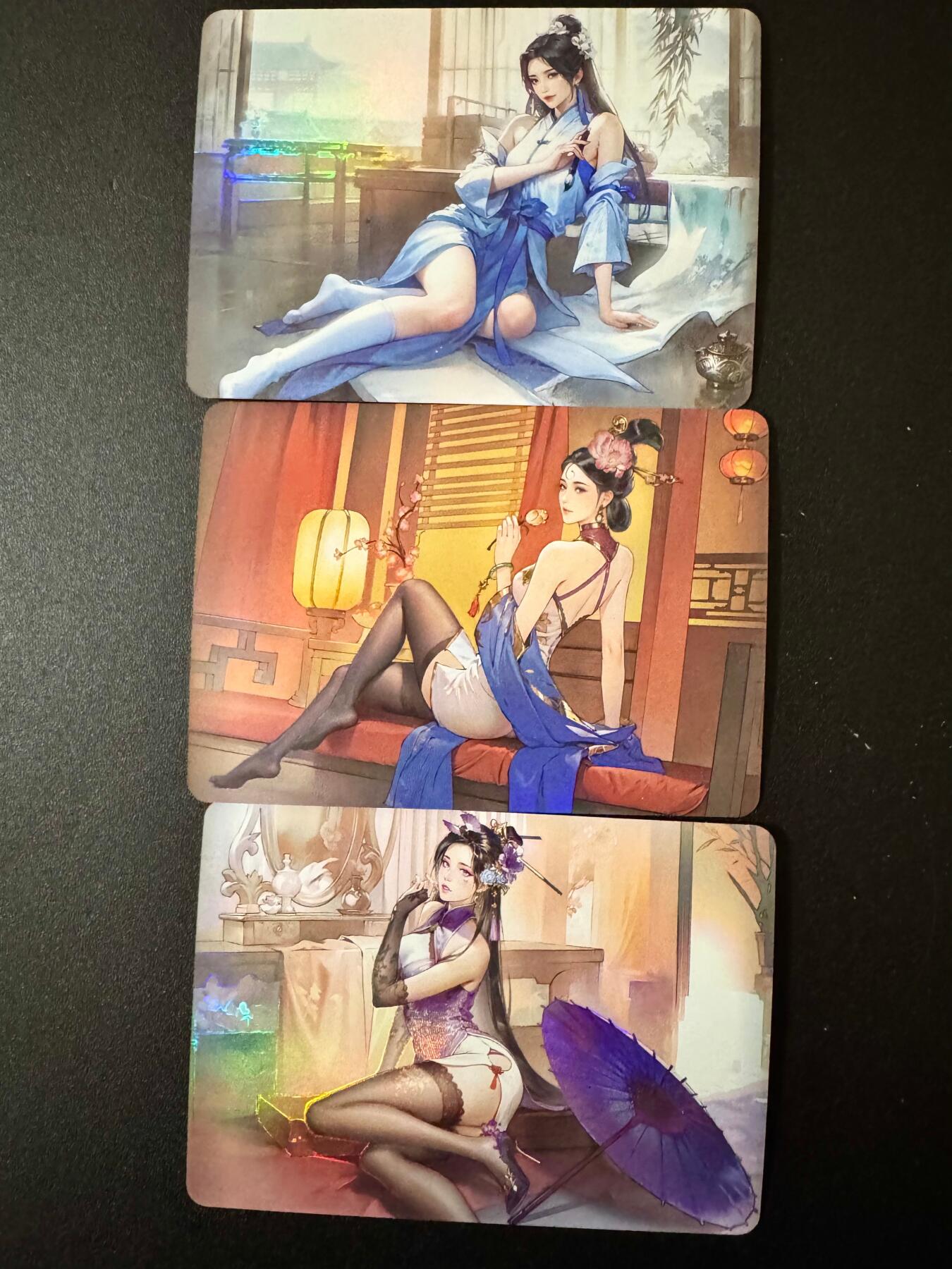 NO.20.5 好又多妹卡大赏，祝你新年旺桃花~只能从此链接进的专场！新店点关注不迷路~每周一站式配齐，方便凑单！（周5晚9点截拍，卖家送拍免费！） 动漫妹卡 彩闪3张