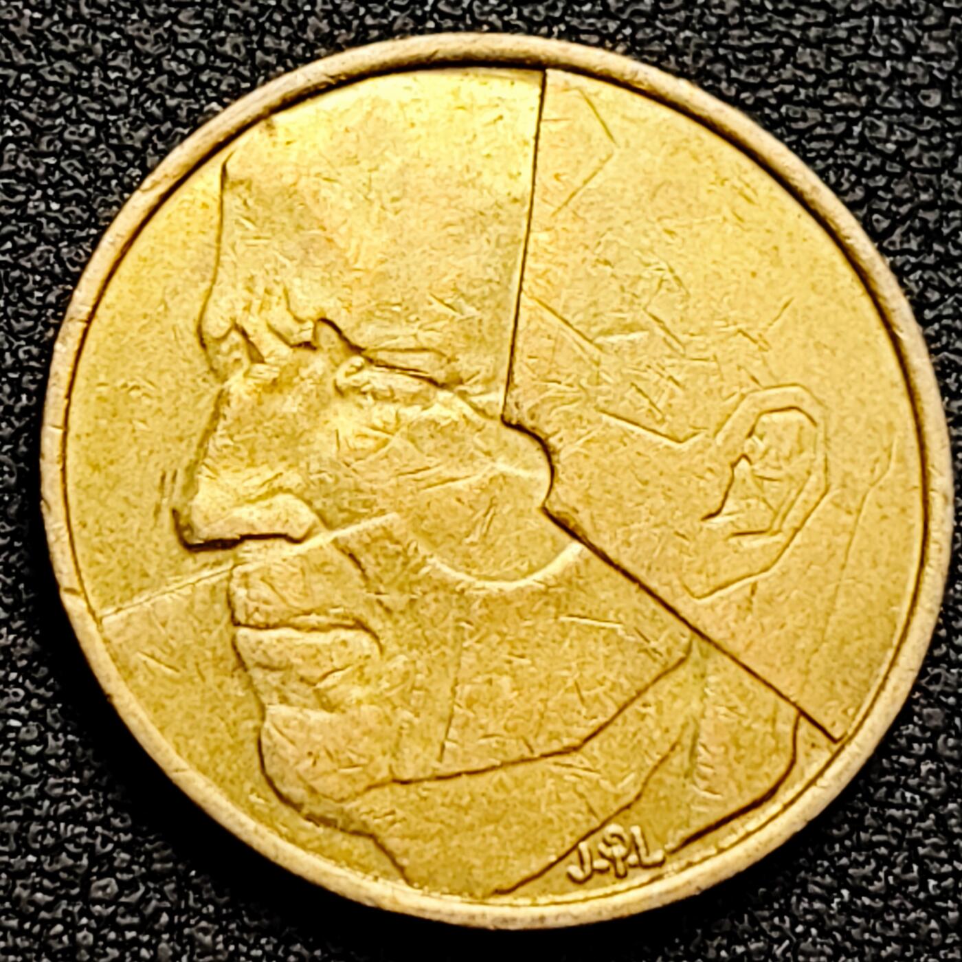 泉币菌-第160场-新年第三场 精品福利场 1986分裂的人格 24mm 比利时5法郎