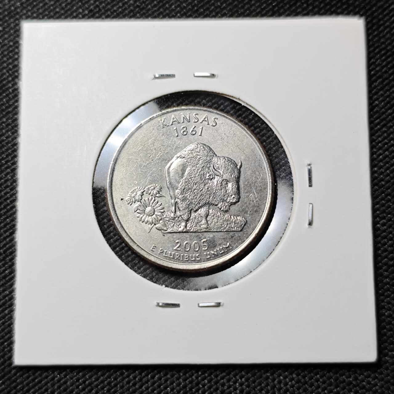 KK钱币收藏小铺  第383期  2月预留时间 周末发货  美国25分纪念币