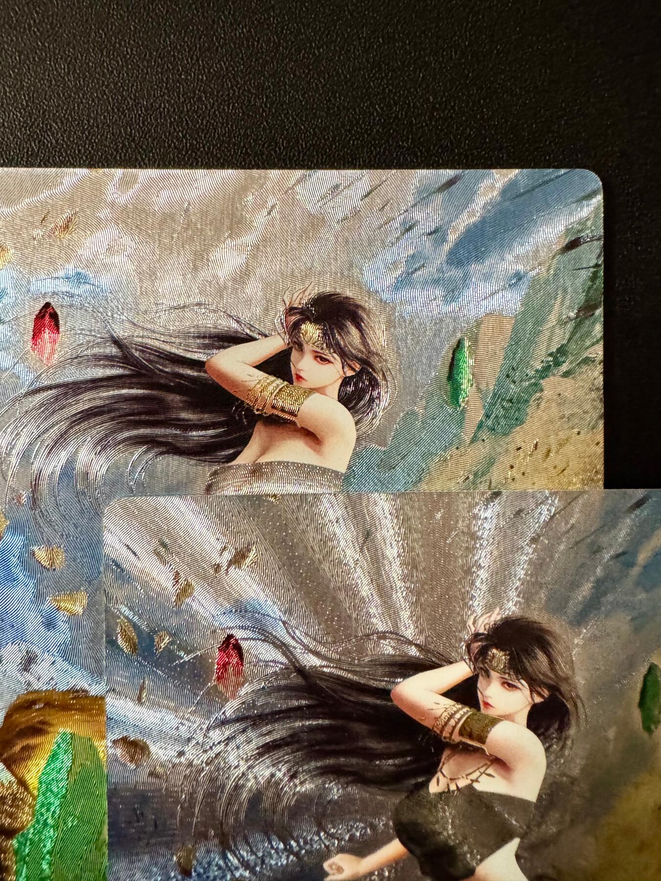 NO.20.5 好又多妹卡大赏，祝你新年旺桃花~只能从此链接进的专场！新店点关注不迷路~每周一站式配齐，方便凑单！（周5晚9点截拍，卖家送拍免费！） 奇点 邓婵玉 红妆+战损 粗闪两张