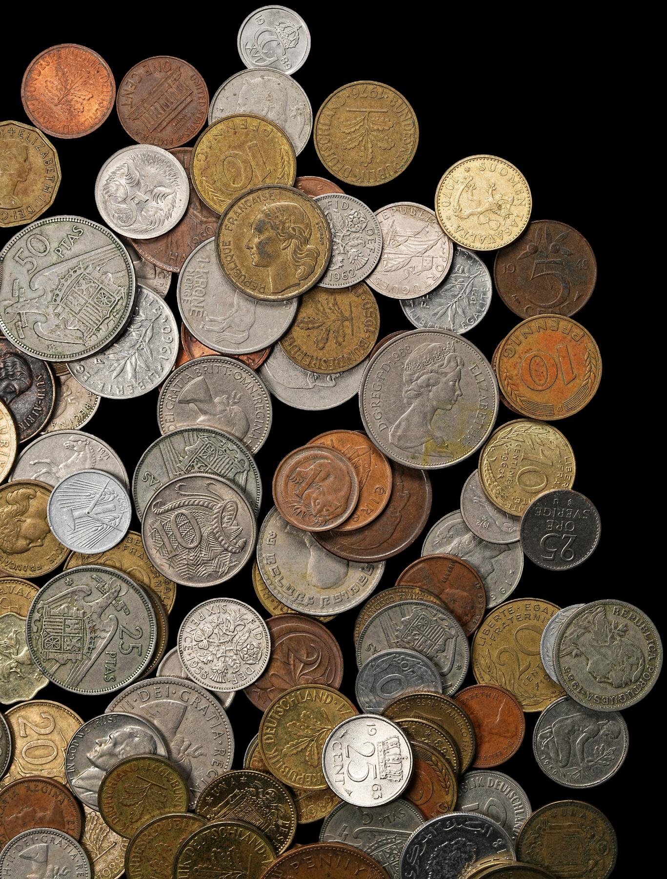 修遠堂世界钱币第一百期 世界硬币 第一组 约180枚