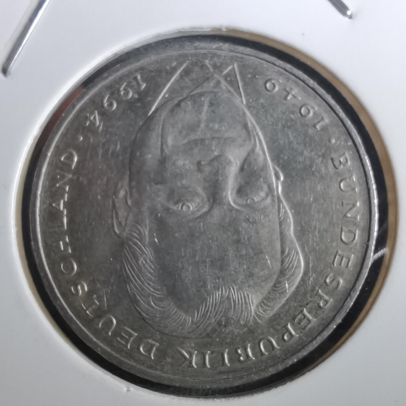 沼泽如烟--第950场 德国1994年2马克少见头像