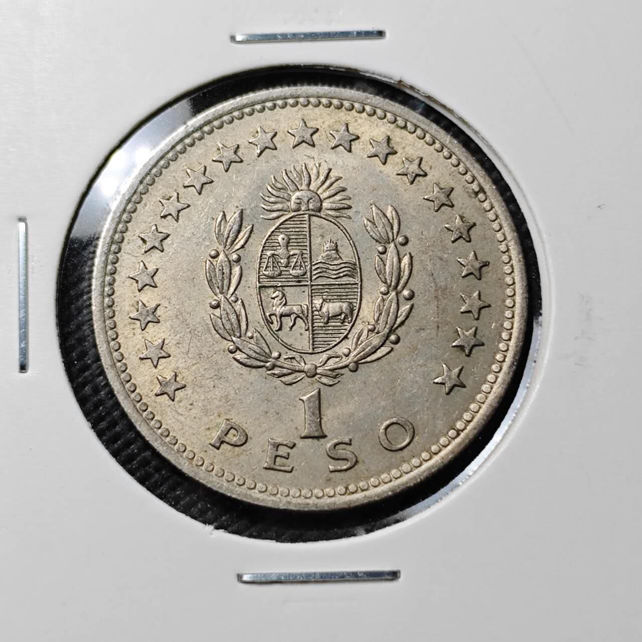 KK钱币收藏小铺  第384期  2月预留时间 周末发货  1960乌拉圭1比索