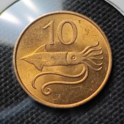 KK钱币收藏小铺  第385期  2月预留时间 周末发货 -  冰岛10奥拉铜币 好品