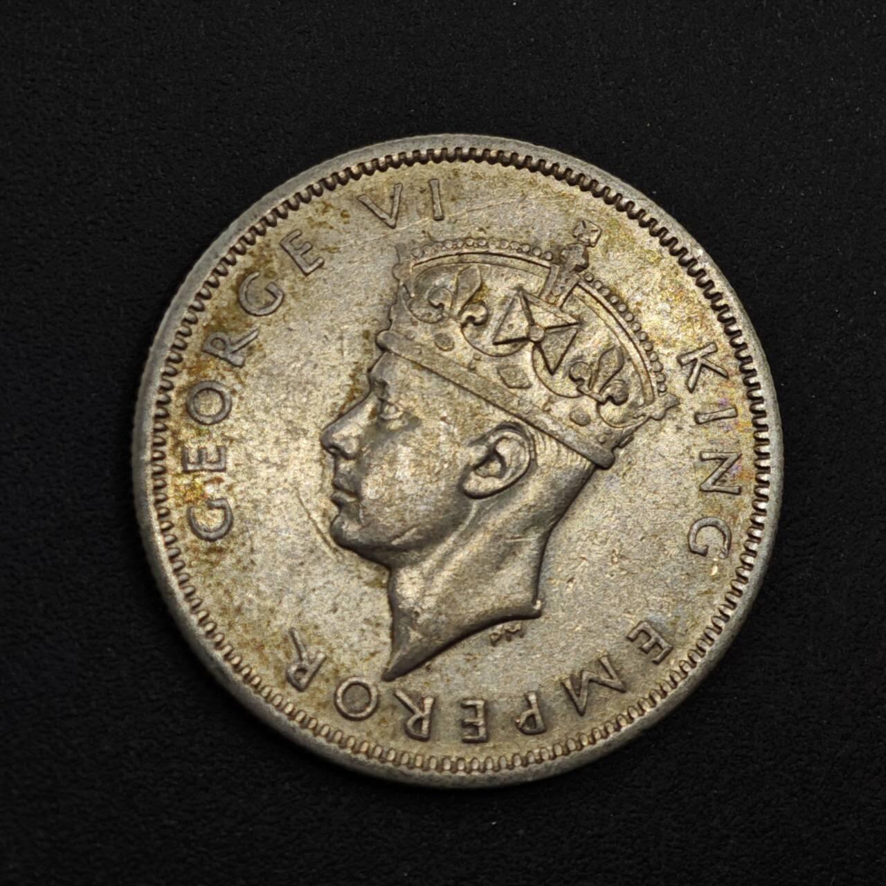 【淘币小摊】限时拍第八百三十九拍  散币银币场  满百包邮可预留两周  周一统一发货  斐济1938年乔治六世一先令银币参考银价47