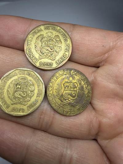 2026年集古藏今外币拍卖第一期-第1场—（总第298拍），可以寄存60天，满160元包邮。 - 秘鲁各面值三枚