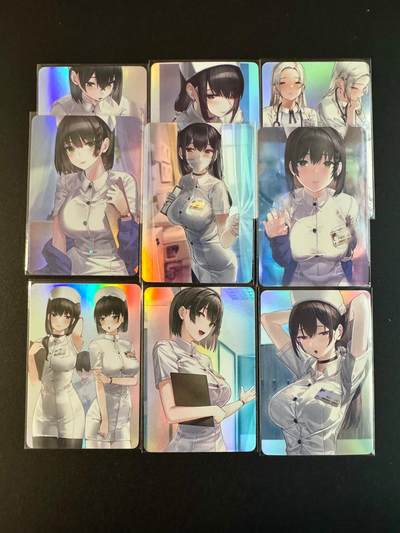 NO.20.5 好又多妹卡大赏，祝你新年旺桃花~只能从此链接进的专场！新店点关注不迷路~每周一站式配齐，方便凑单！（周5晚9点截拍，卖家送拍免费！） - 疾风 大雷护士小姐姐9张 短裙透视薄装 彩闪