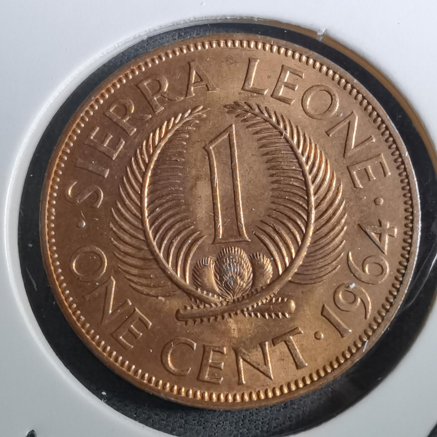 沼泽如烟--第950场 塞拉利昂1964年一分