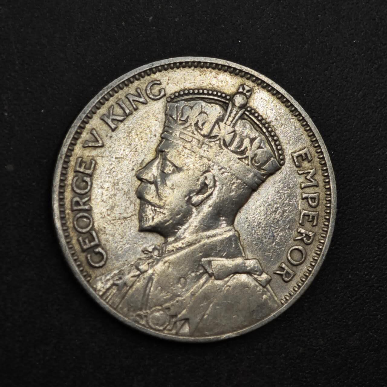 【淘币小摊】限时拍第八百三十九拍  散币银币场  满百包邮可预留两周  周一统一发货  新西兰1934年乔治五世一先令银币参考银价47