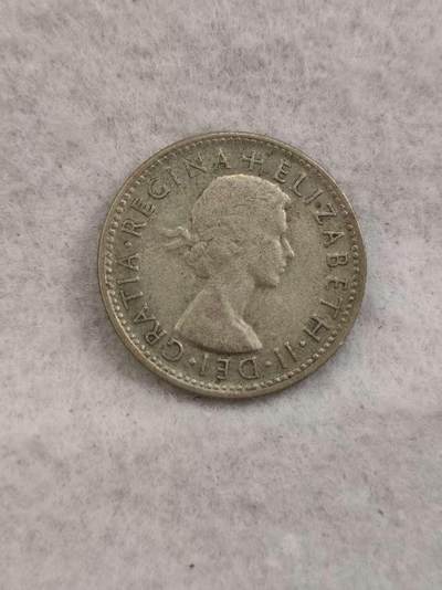 G&W世界散币，银币处理专场（第41场） - 澳大利亚1954年1先令  银币