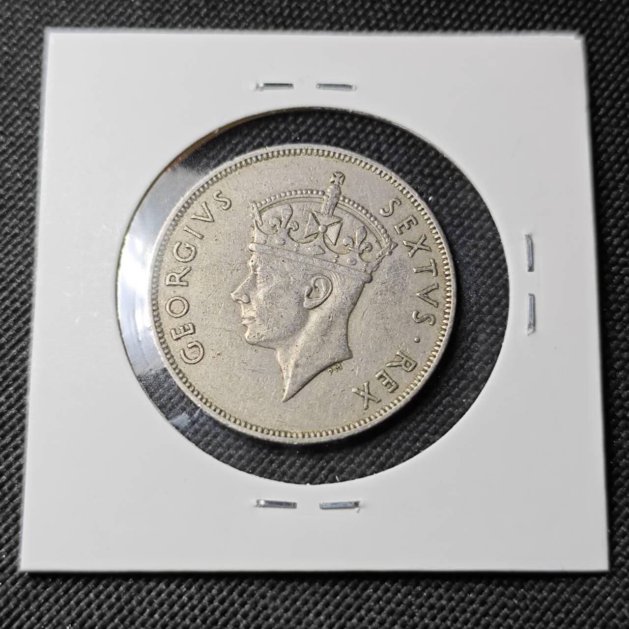 KK钱币收藏小铺  第383期  2月预留时间 周末发货  1947英属东非1先令