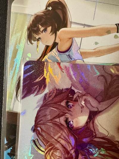 NO.20.5 好又多妹卡大赏，祝你新年旺桃花~只能从此链接进的专场！新店点关注不迷路~每周一站式配齐，方便凑单！（周5晚9点截拍，卖家送拍免费！） - 鸡腿卡牌 2张彩闪