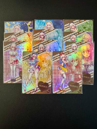 NO.20.5 好又多妹卡大赏，祝你新年旺桃花~只能从此链接进的专场！新店点关注不迷路~每周一站式配齐，方便凑单！（周5晚9点截拍，卖家送拍免费！） - 疾风 索尼子一套9张+满赠卡婚纱索尼子2张 折光彩闪、彩闪