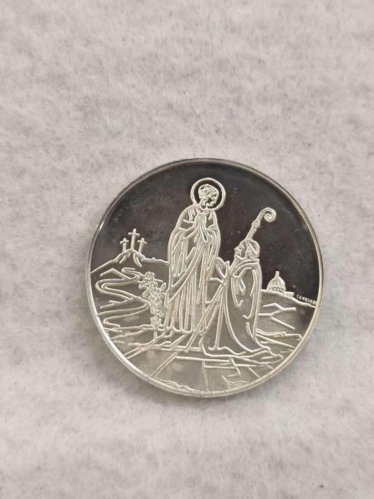 G&W世界散币，银币处理专场（第41场） 梵蒂冈1984年500里拉  银币