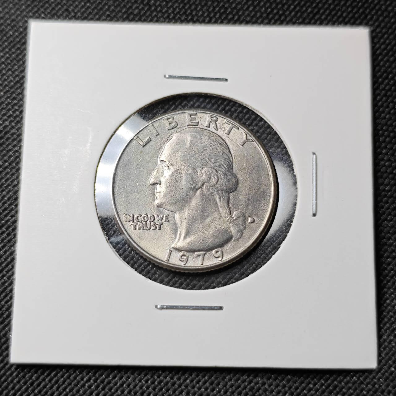 KK钱币收藏小铺  第383期  2月预留时间 周末发货  1979美国25分