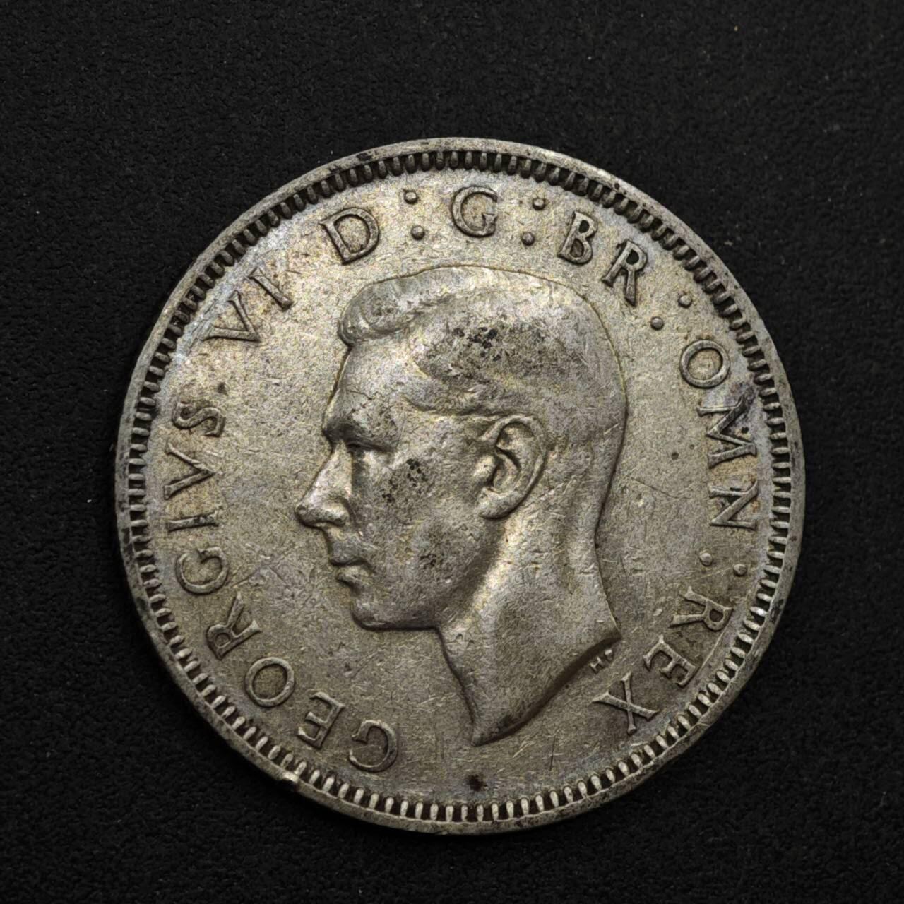 【淘币小摊】限时拍第八百三十九拍  散币银币场  满百包邮可预留两周  周一统一发货  英国1940年乔治六世一先令银币参考银价47