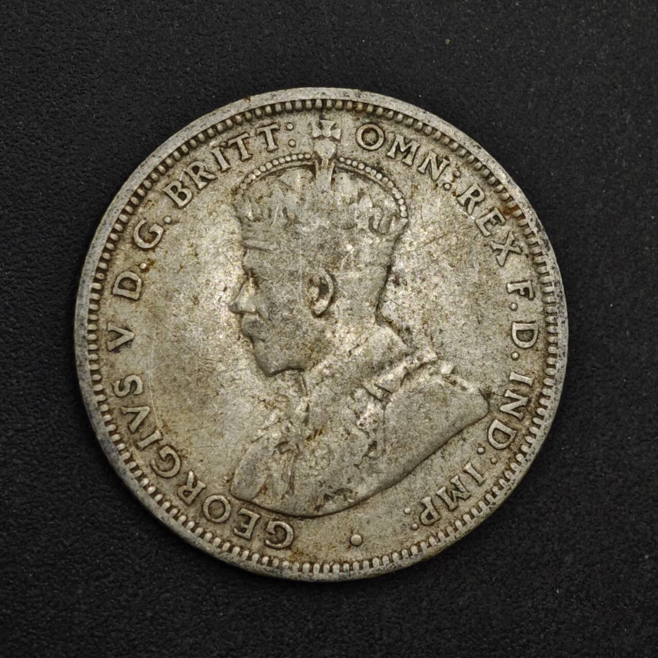 【淘币小摊】限时拍第八百三十九拍  散币银币场  满百包邮可预留两周  周一统一发货  澳大利亚1911年乔治五世一先令银币参考银价87