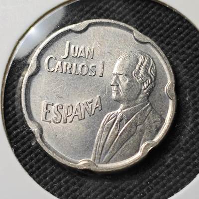 KK钱币收藏小铺  第384期  2月预留时间 周末发货 -  西班牙50比塞塔纪念币