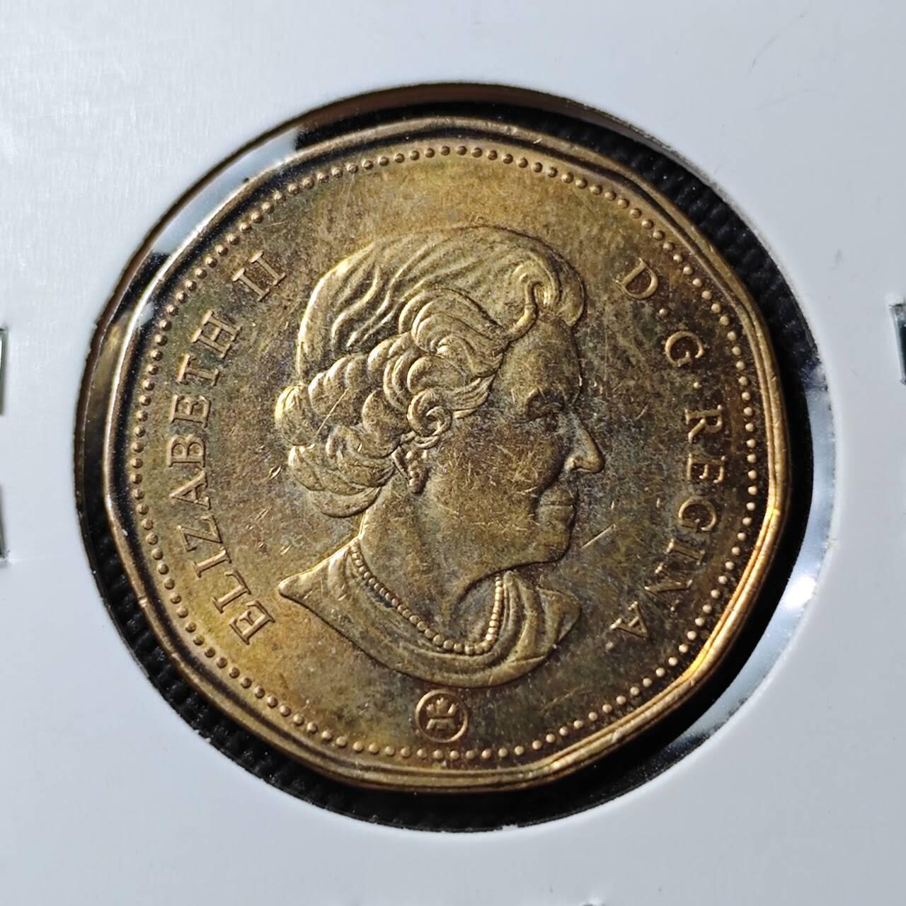 KK钱币收藏小铺  第384期  2月预留时间 周末发货  加拿大1元 好品