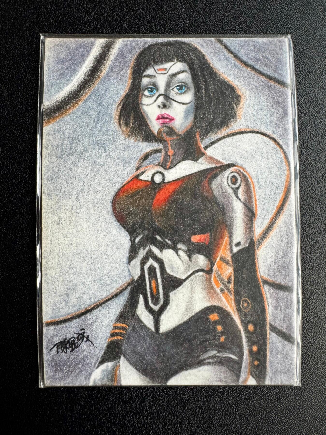 NO.20 好又多金牌大场，新年马到成功！新店点关注不迷路！每周一站式配齐，方便凑单！（周6晚8点截拍，卖家送拍0抽成！） 【1/1手绘卡】太空秘境 知名画师赛博风手绘卡 带签字【每一粒尘埃，都是时空的诗行】