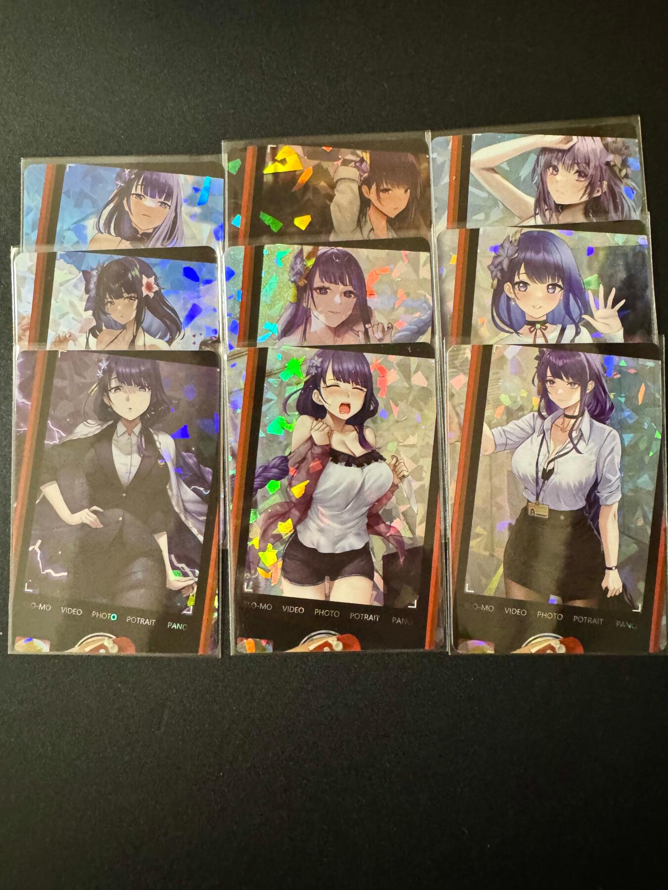 NO.20.5 好又多妹卡大赏，祝你新年旺桃花~只能从此链接进的专场！新店点关注不迷路~每周一站式配齐，方便凑单！（周5晚9点截拍，卖家送拍免费！） 江东 原神-雷电将军一套9张 COS各种风格 萝莉、御姐等 碎花彩闪