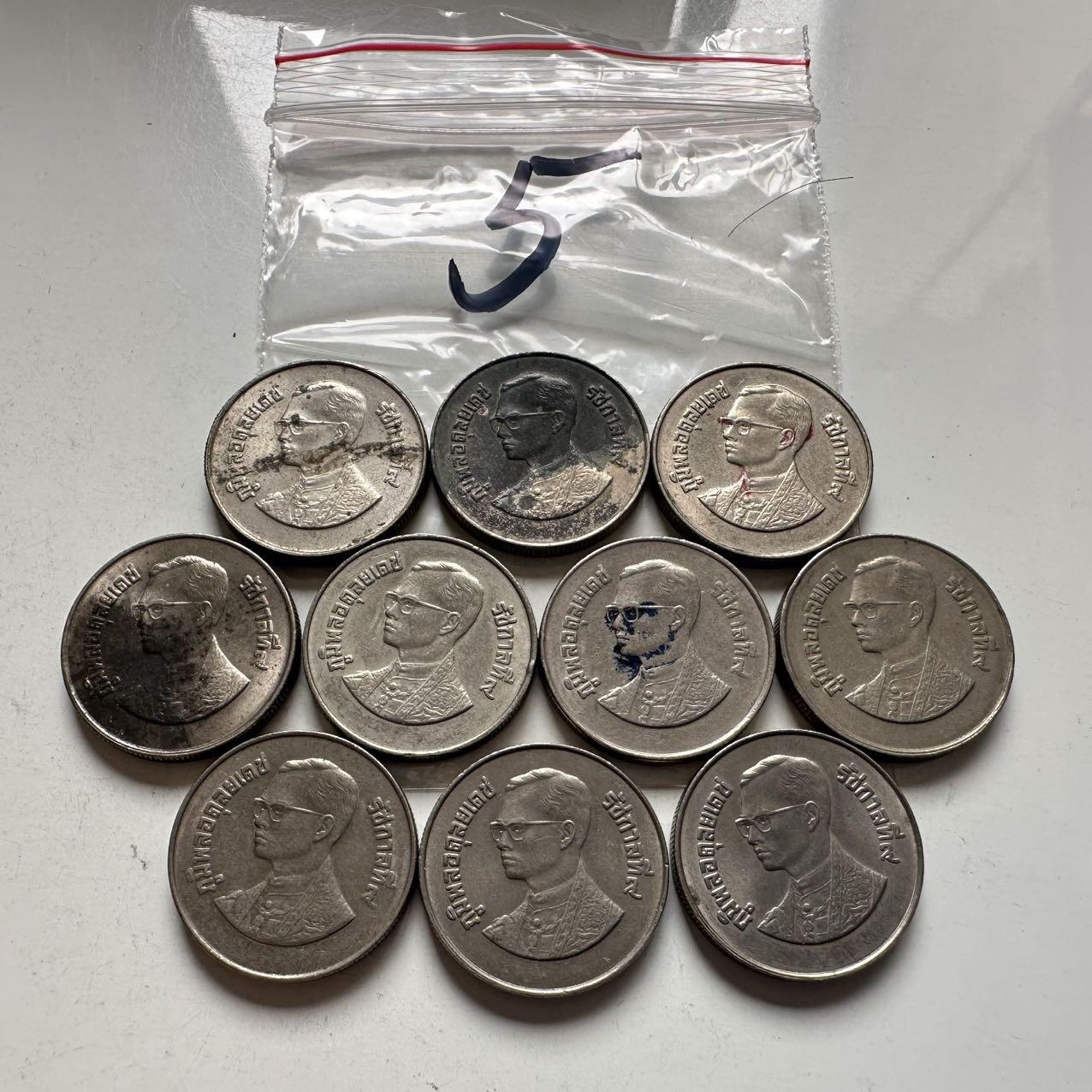 🌹外币初藏🌹🐯2026年第2场  泰国纪念币专场 1985年国际青年节2泰铢纪念币10枚