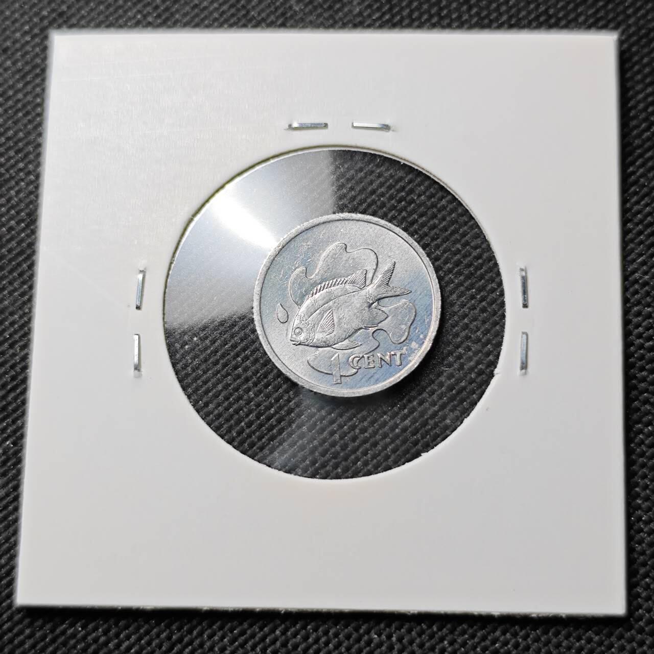 KK钱币收藏小铺  第384期  2月预留时间 周末发货  1977塞舌尔1分 好品