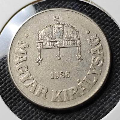KK钱币收藏小铺  第384期  2月预留时间 周末发货 -  1926匈牙利50菲勒镍币