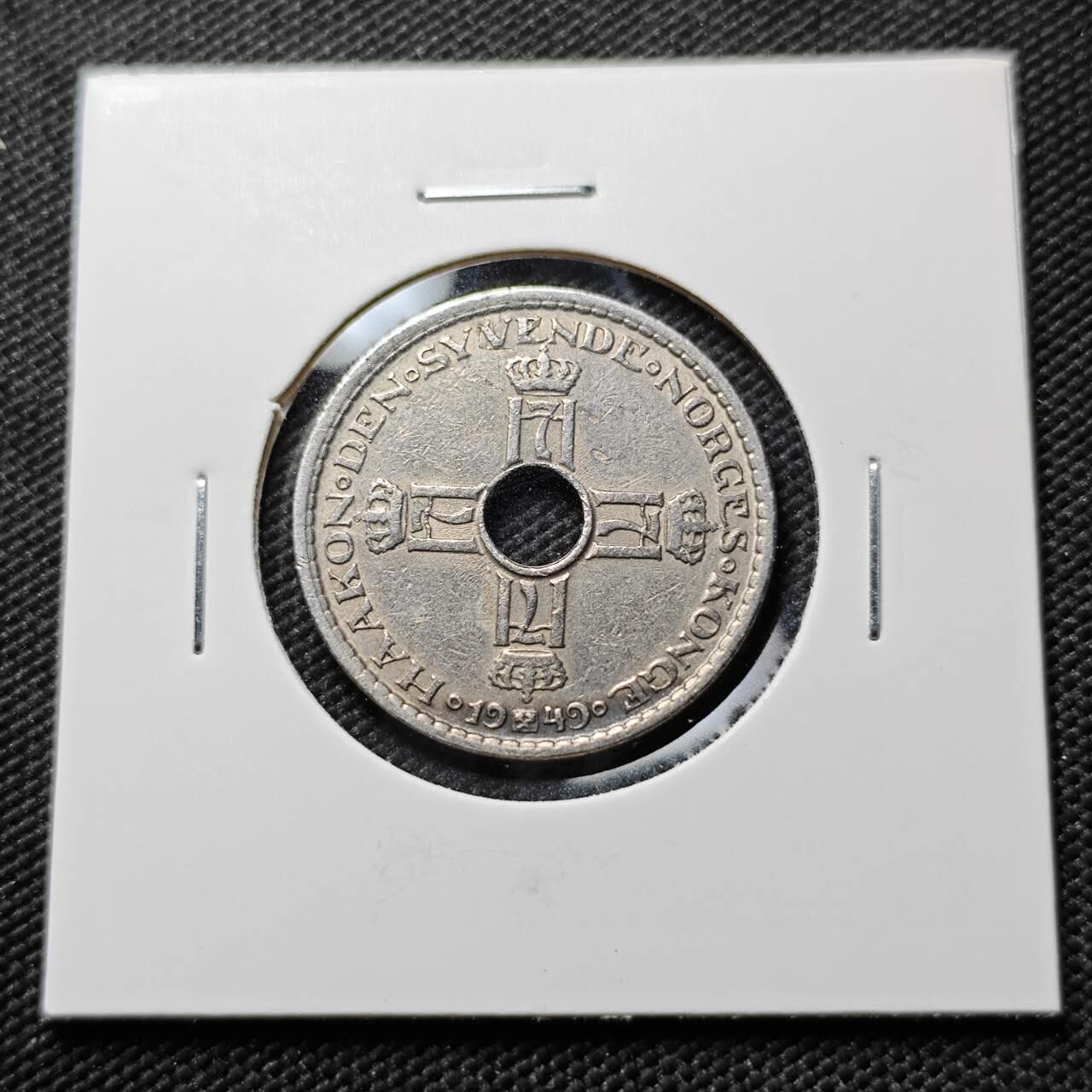 KK钱币收藏小铺  第384期  2月预留时间 周末发货  挪威1克朗