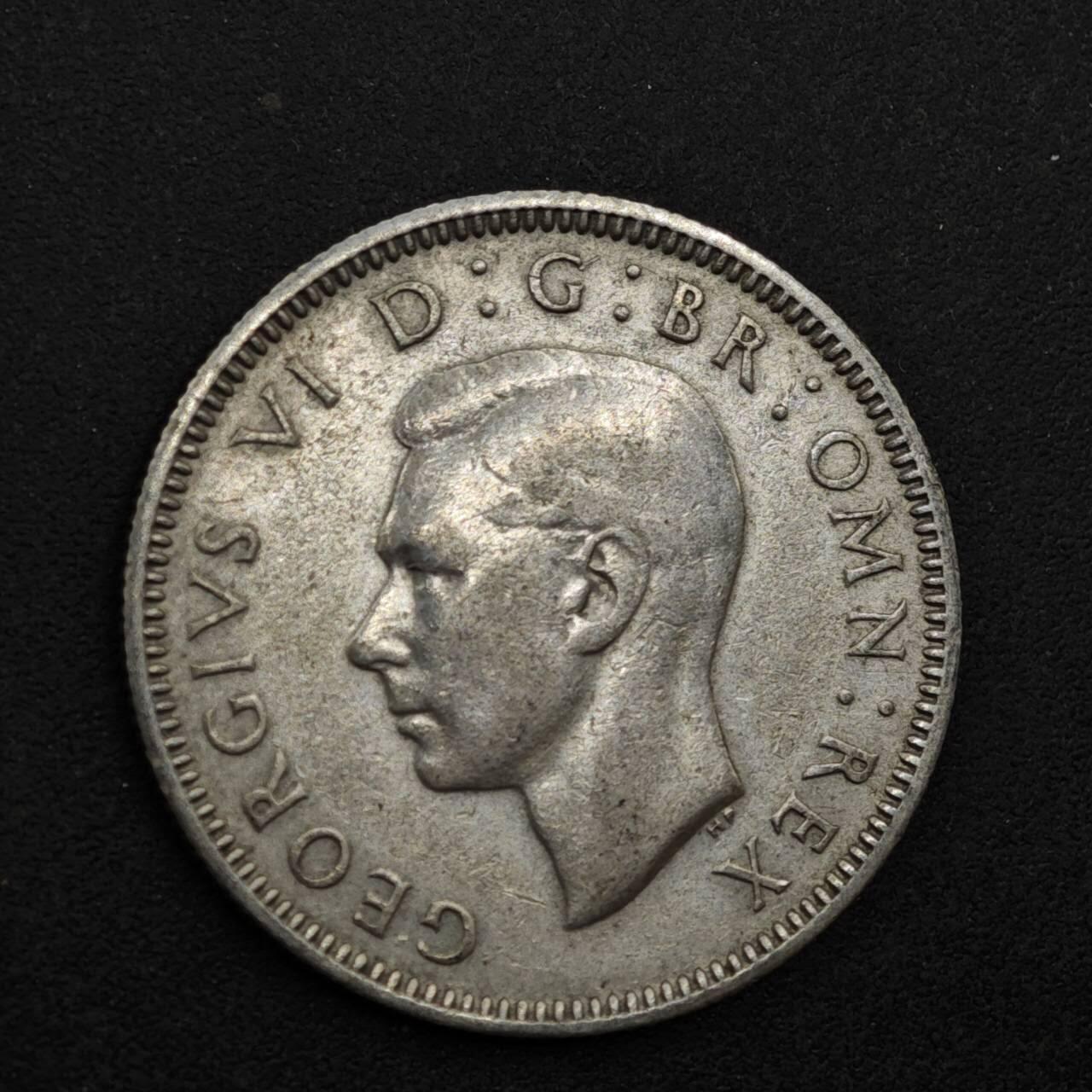 【淘币小摊】限时拍第八百三十九拍  散币银币场  满百包邮可预留两周  周一统一发货  英国1939年乔治六世一先令银币参考银价47