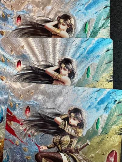 NO.20.5 好又多妹卡大赏，祝你新年旺桃花~只能从此链接进的专场！新店点关注不迷路~每周一站式配齐，方便凑单！（周5晚9点截拍，卖家送拍免费！） - 奇点 邓婵玉 三渐变 粗闪