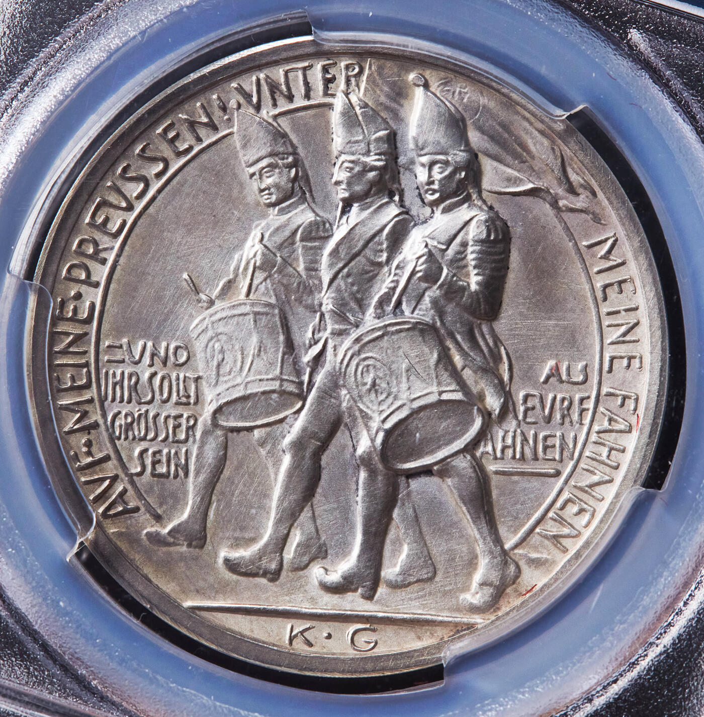 【俄甄集藏】2026年(046)01-07 星期三 晚 19:30 全场包邮 德国1912年纪念腓特烈大帝诞辰200周年银章，PCGS SP62，卡尔·哥茨作品，少见品种