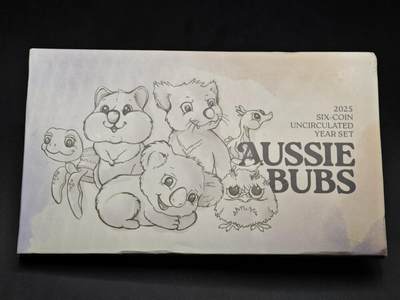 【淘币小摊】限时拍第八百三十九拍  散币银币场  满百包邮可预留两周  周一统一发货  - 澳大利亚2025年查尔斯三世本土动物纪念套币少见