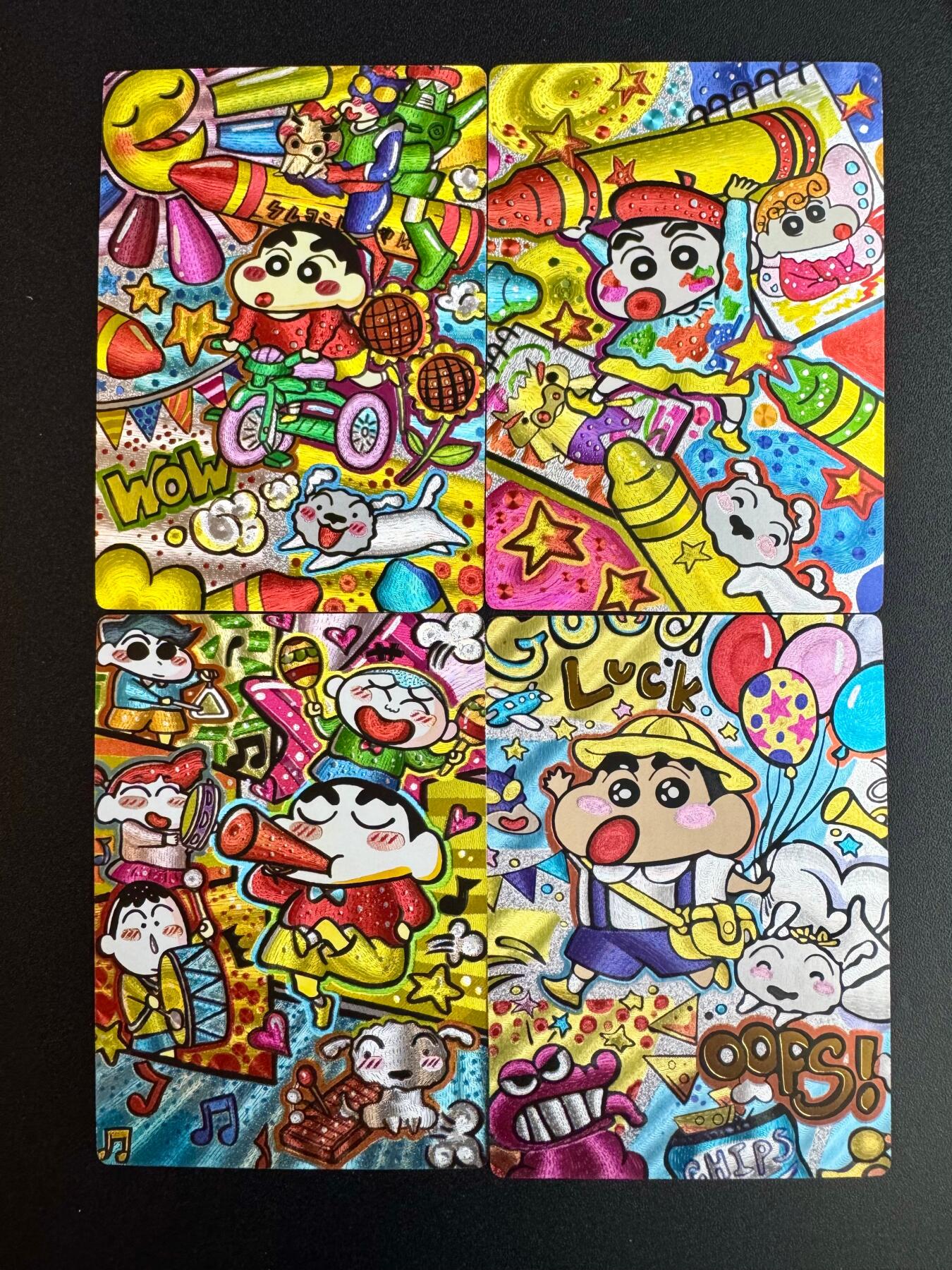 NO.20 好又多金牌大场，新年马到成功！新店点关注不迷路！每周一站式配齐，方便凑单！（周6晚8点截拍，卖家送拍0抽成！） 奇点卡牌 蜡笔小新小套四张 粗闪