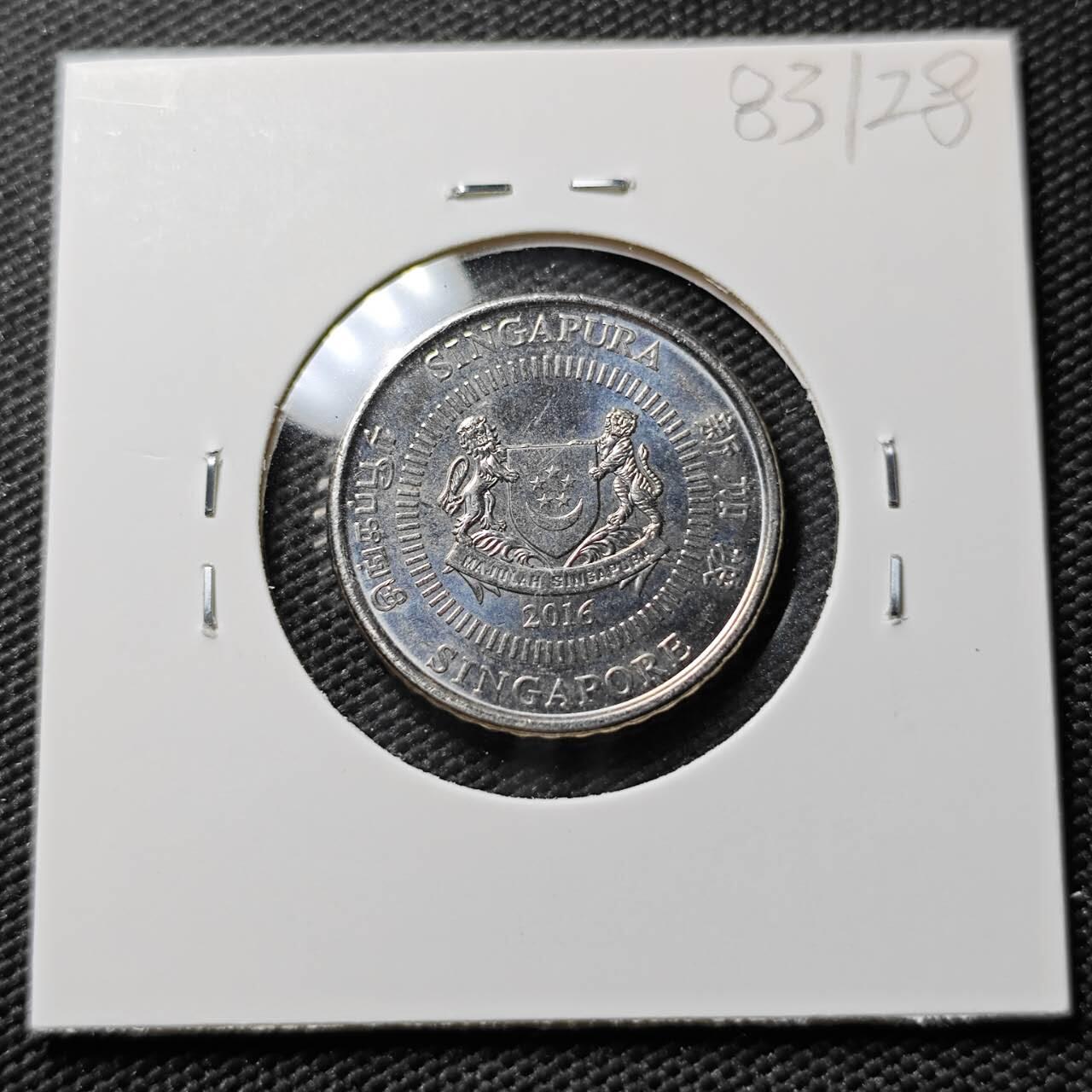 KK钱币收藏小铺  第383期  2月预留时间 周末发货  新加坡50分