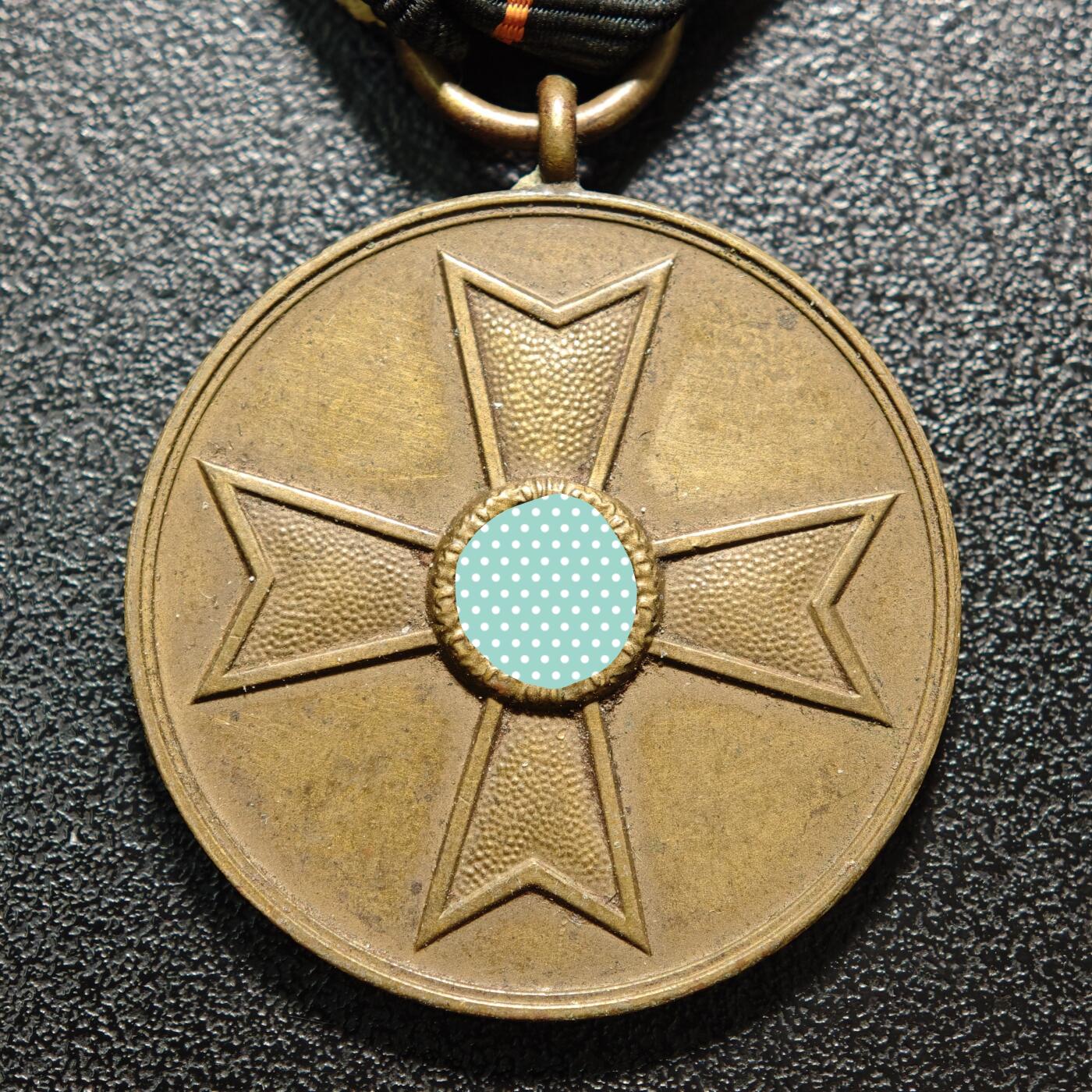 【德藏】世界币章拍卖第160期 1939年 德国民族社会主义工人党十字奖章 直径约：32.1mm/仅章；重约：15g（原图请联系客服）