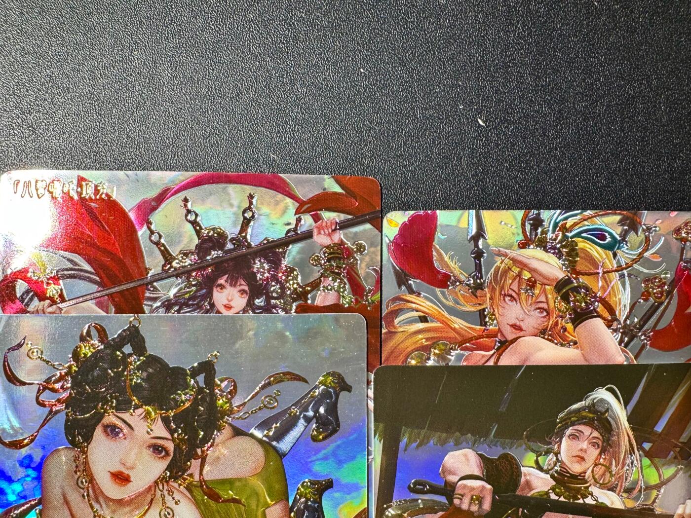 NO.20.5 好又多妹卡大赏，祝你新年旺桃花~只能从此链接进的专场！新店点关注不迷路~每周一站式配齐，方便凑单！（周5晚9点截拍，卖家送拍免费！） 卡玩帕克 异界水浒姬 镭射卡 四张