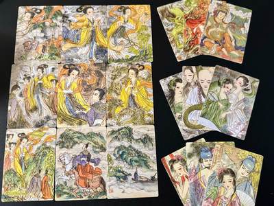 NO.20 好又多金牌大场，新年马到成功！新店点关注不迷路！每周一站式配齐，方便凑单！（周6晚8点截拍，卖家送拍0抽成！） - 【套卡】董洁莹 莹彩意 洛神赋9张+赠卡3张+金瓶梅3张福利+白蛇传3张，一站配齐，普卡