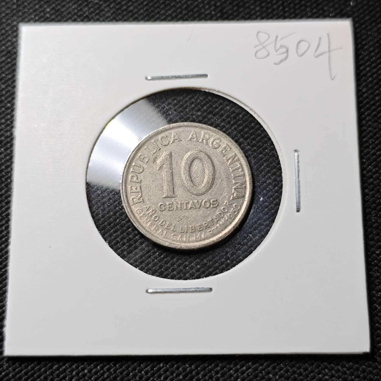 KK钱币收藏小铺  第385期  2月预留时间 周末发货  阿根廷10分纪念币